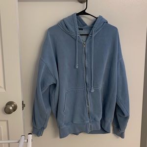 Brandy Melville oversized blue jacket